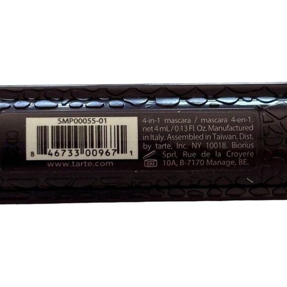 X2 TARTE Lights Camera LASHES Mascara Deluxe Travel Size BLACK 4 mL / 0.13 fl oz - Picture 3 of 4